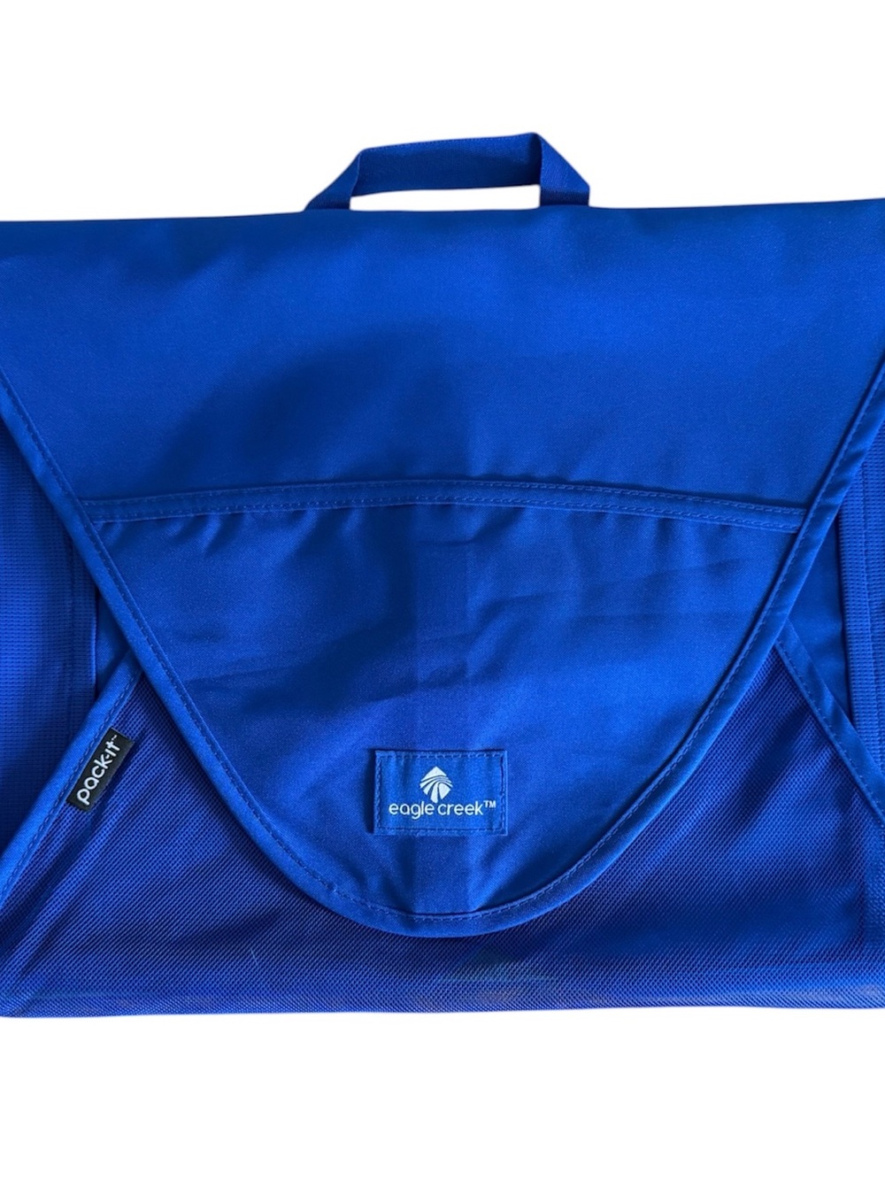 Eagle Creek Pack-It Blue LARGE Travel Garment Folder Bag with Compression Wings